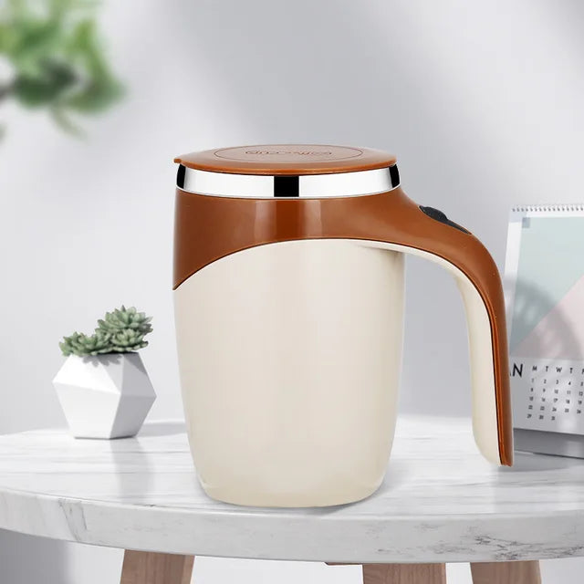 Automatic Stirring Magnetic Mug Rotating Rechargeable Model Stirring Coffee Cup Electric Stirring Cup Lazy Milkshake Water Cup