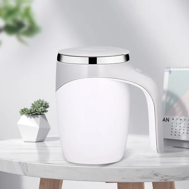 Automatic Stirring Magnetic Mug Rotating Rechargeable Model Stirring Coffee Cup Electric Stirring Cup Lazy Milkshake Water Cup