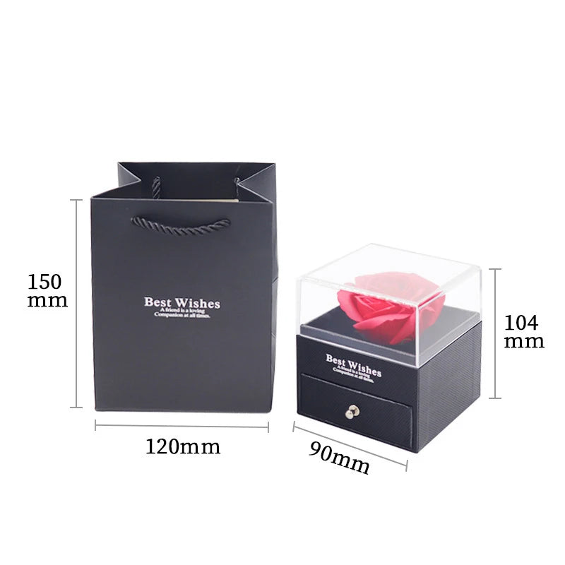 Christmas Gift Box Rose Flower Box Artificial Flower Girl Birthday Weeding Mothers Day Party&Event Valentines Day Gifts