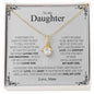 To My Daughter | I Love You - Alluring Beauty necklace