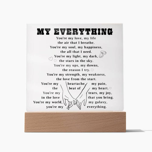 For Soulmate | Square Acrylic Plaque