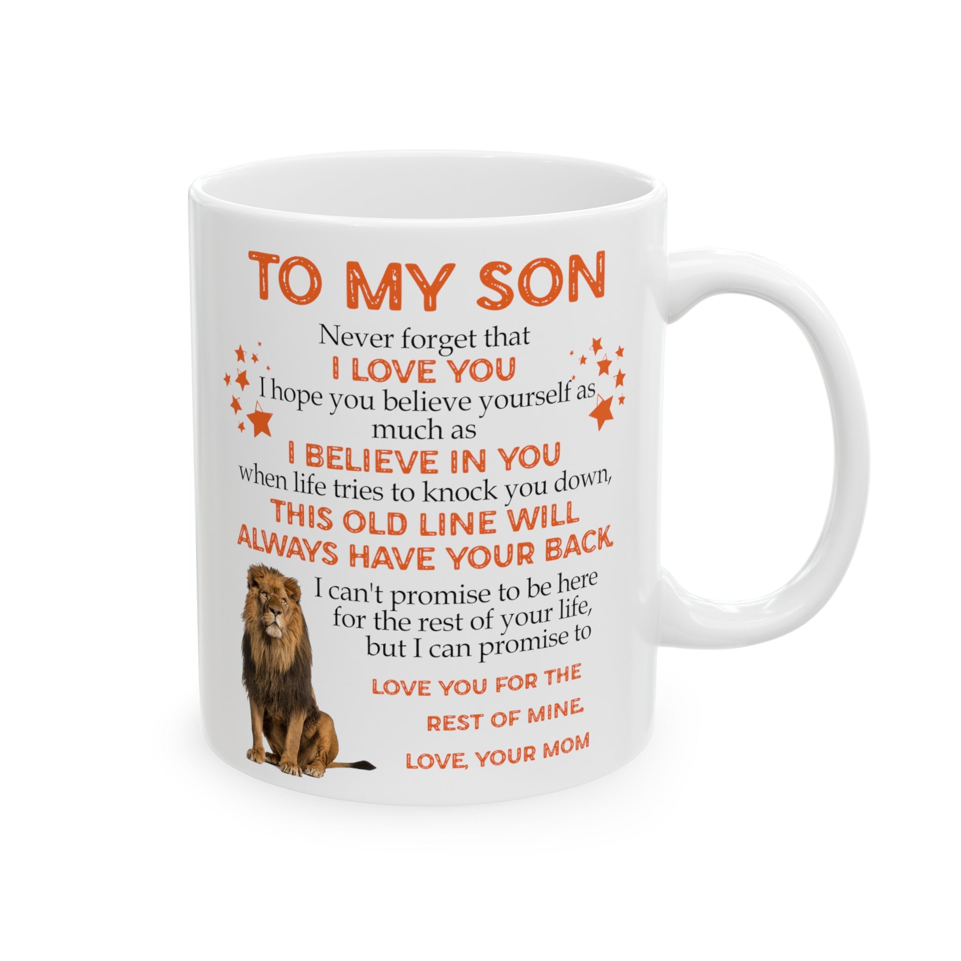 To My Son | Ceramic Mug, (11oz, 15oz)