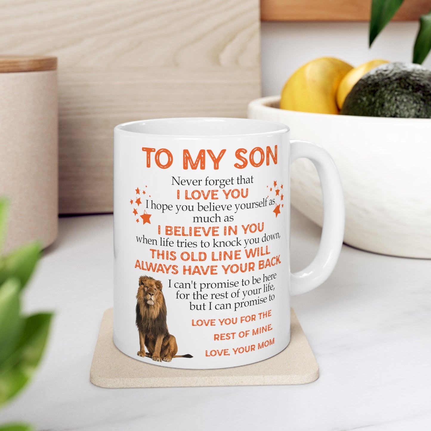 To My Son | Ceramic Mug, (11oz, 15oz)