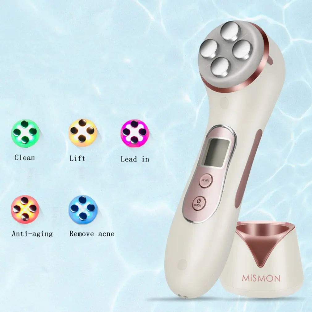 5 In 1 Multi-Function Electric Beauty Instrument Rf Instrument Led Micro Current Ultrasonic Beauty Instrument