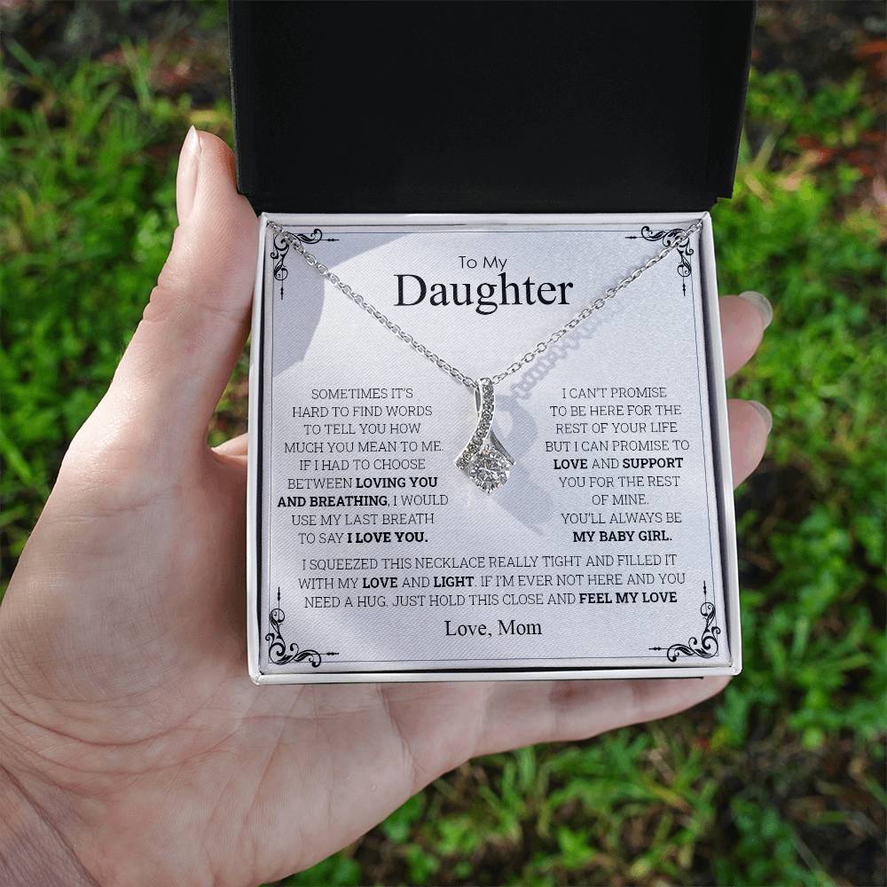 To My Daughter | I Love You - Alluring Beauty necklace