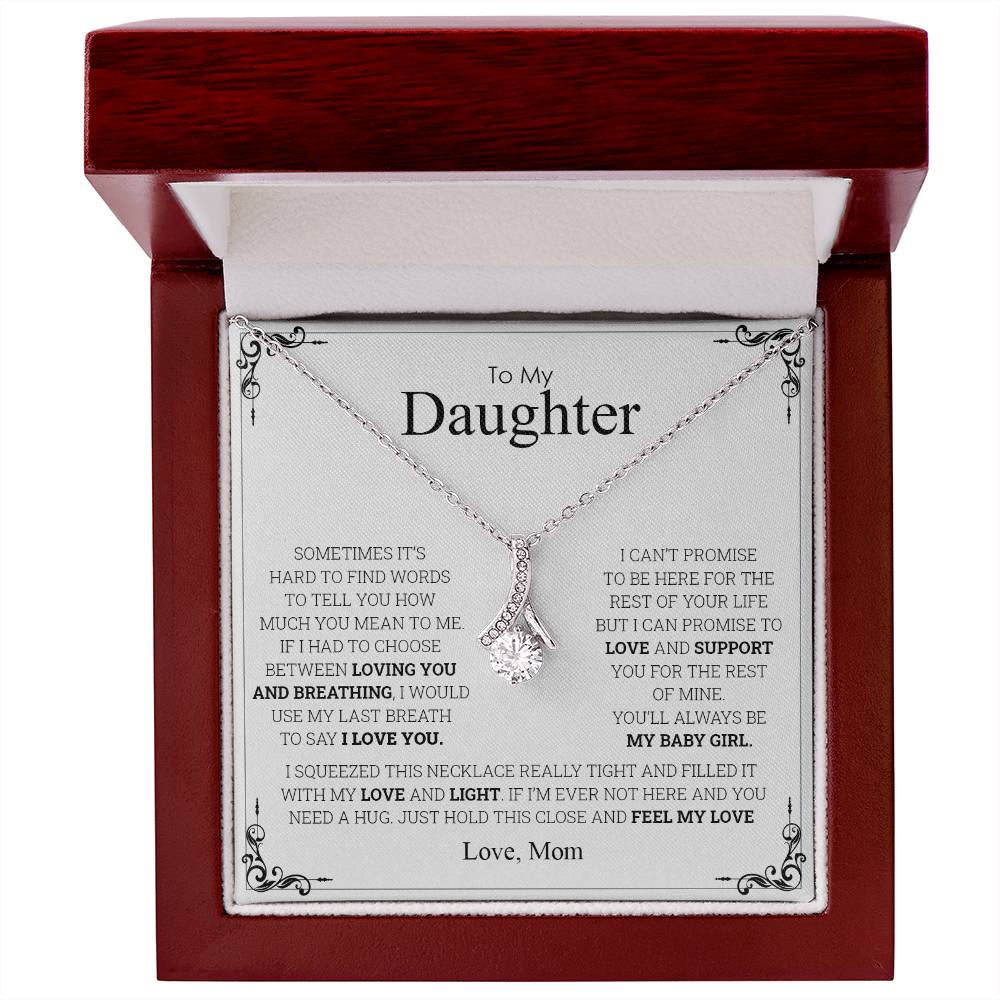 To My Daughter | I Love You - Alluring Beauty necklace