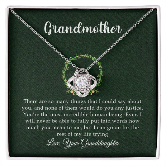 For Grandmother | Love Knot Necklace