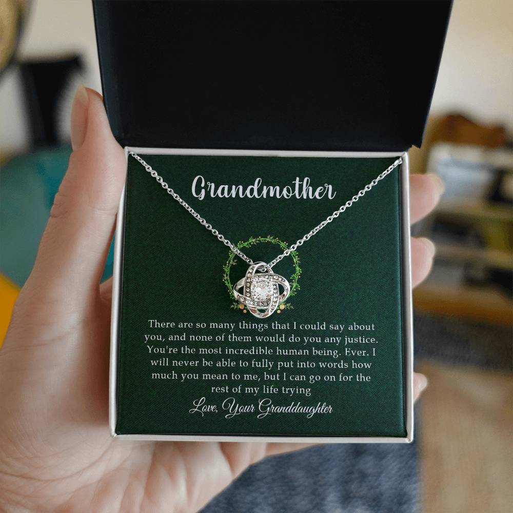For Grandmother | Love Knot Necklace