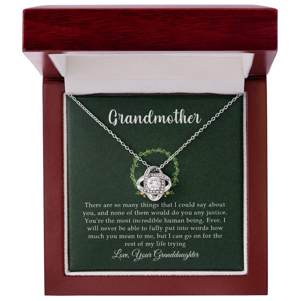For Grandmother | Love Knot Necklace