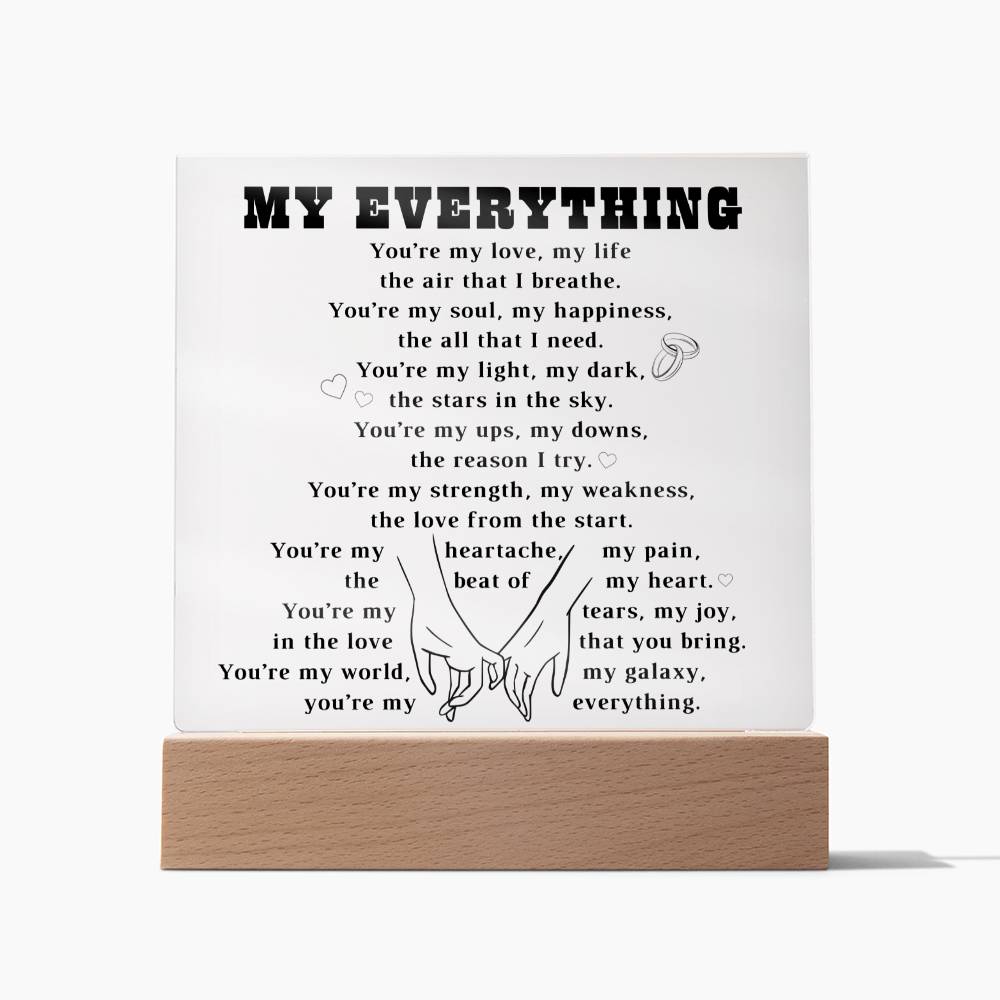 For Soulmate | Square Acrylic Plaque