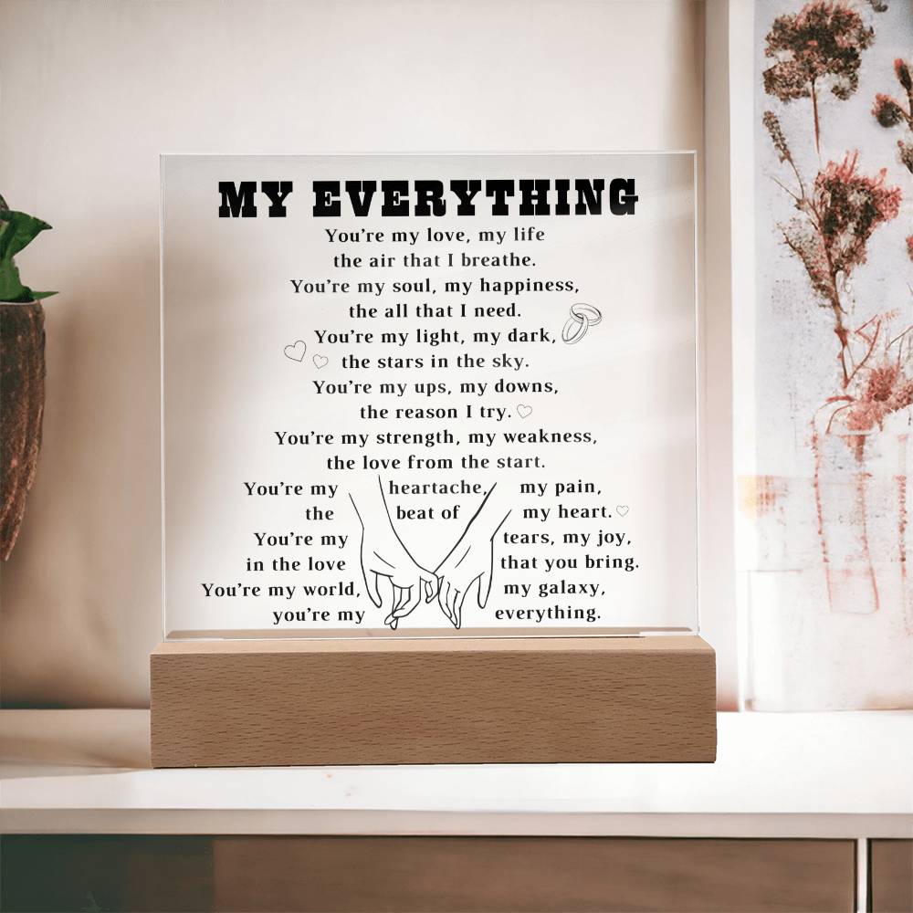 For Soulmate | Square Acrylic Plaque