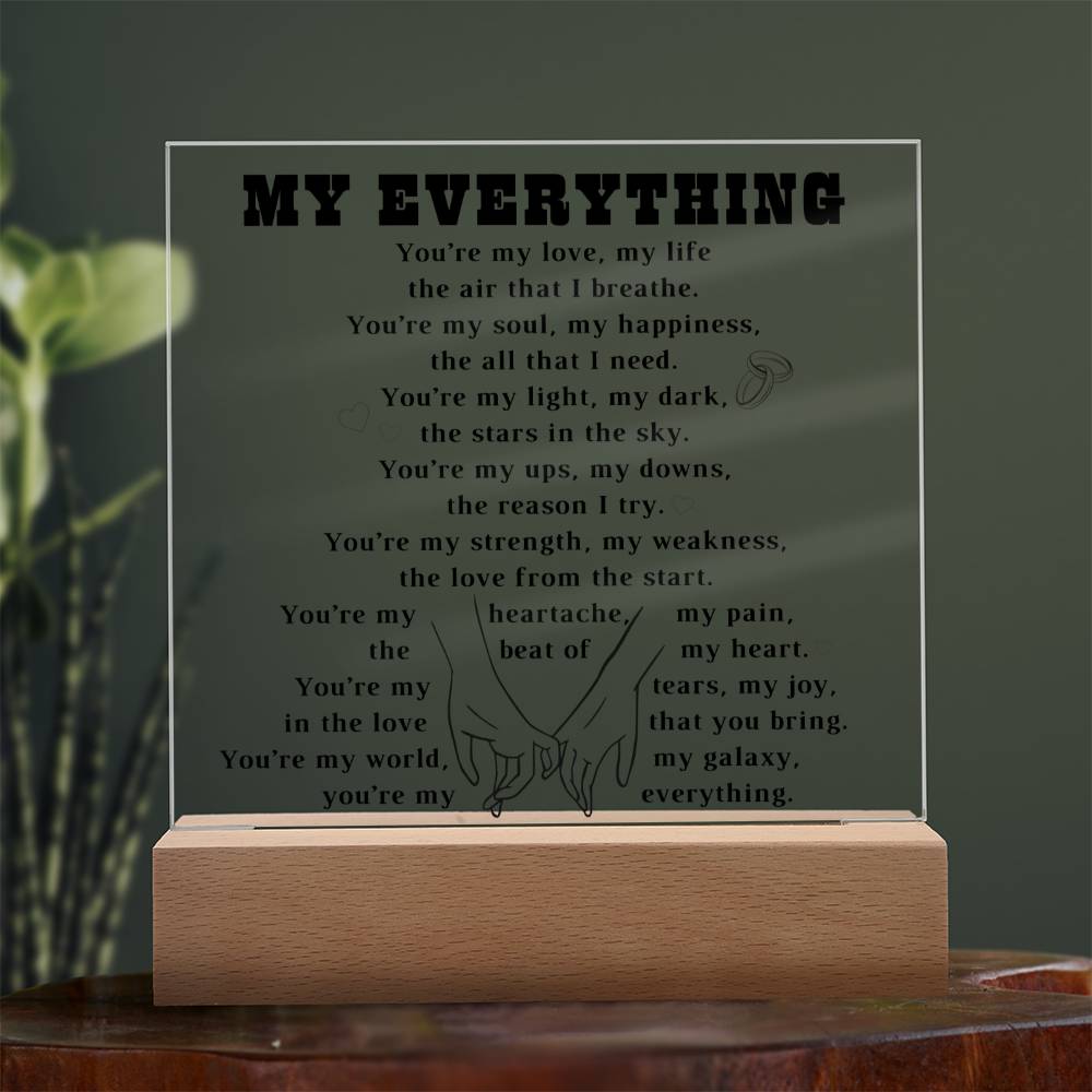 For Soulmate | Square Acrylic Plaque