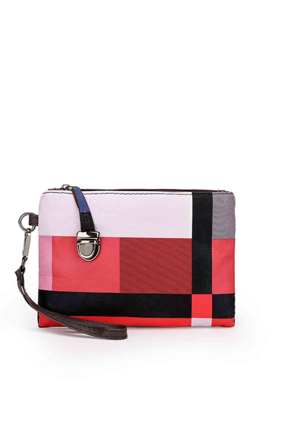 4-Piece Color Block PU Leather Bag Set - Enhance Your Attire.